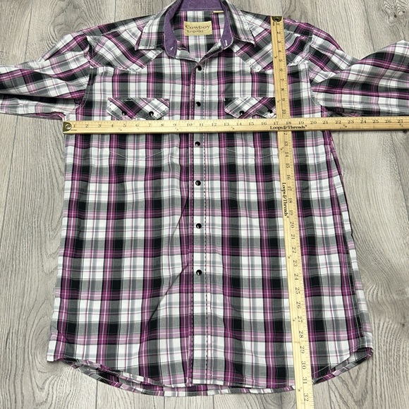 Cowboy Legend Western Pearl Snap Button Down - Picture 2 of 8